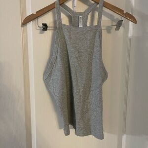 Fabletics Heather Gray Women's Tank Top